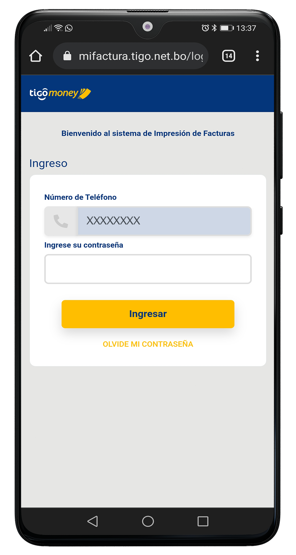 ¿Cómo Hago Para Imprimir Mi Factura Tigo Money? – Tigo Money Bolivia ...