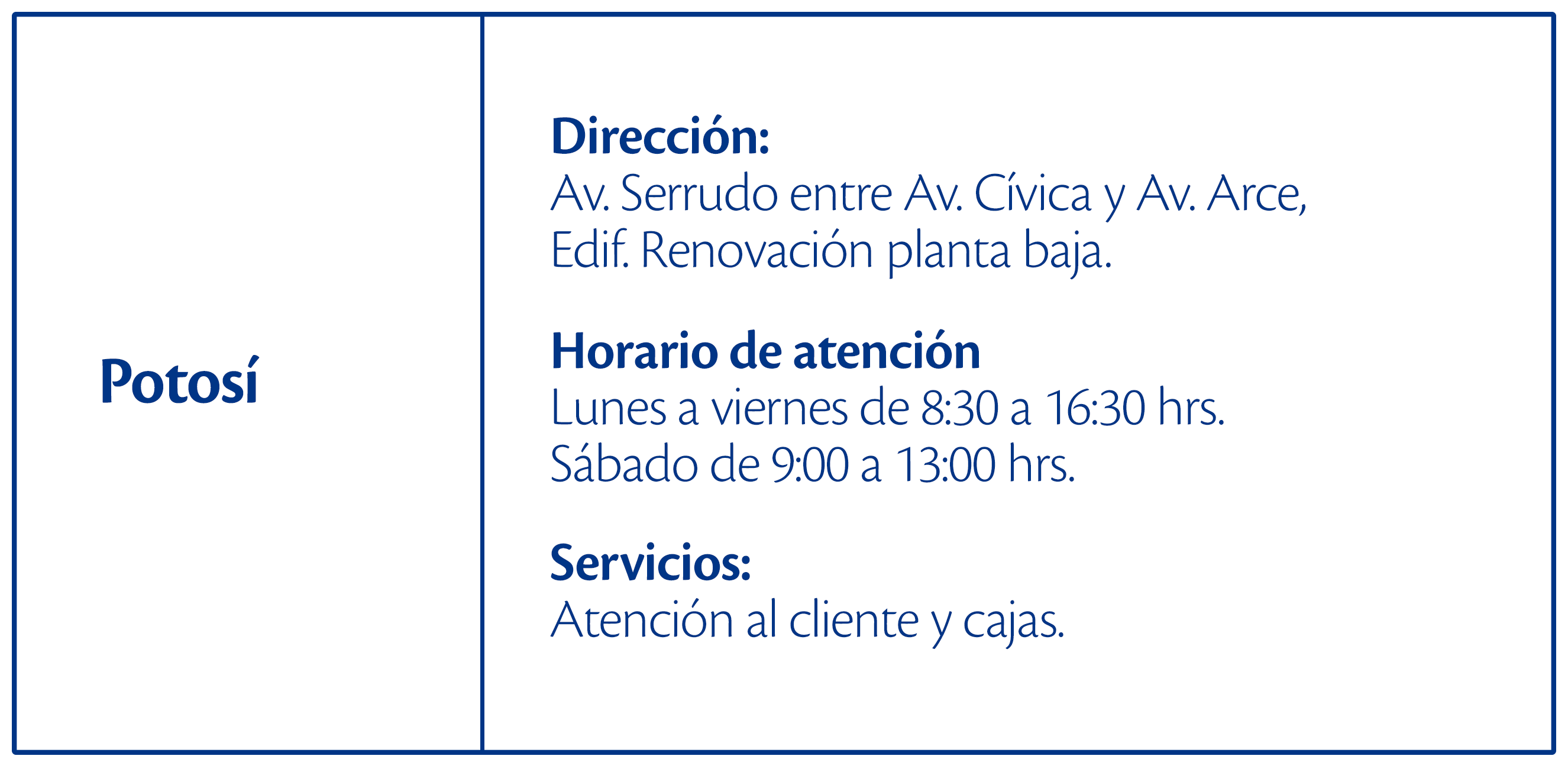direccion Pando