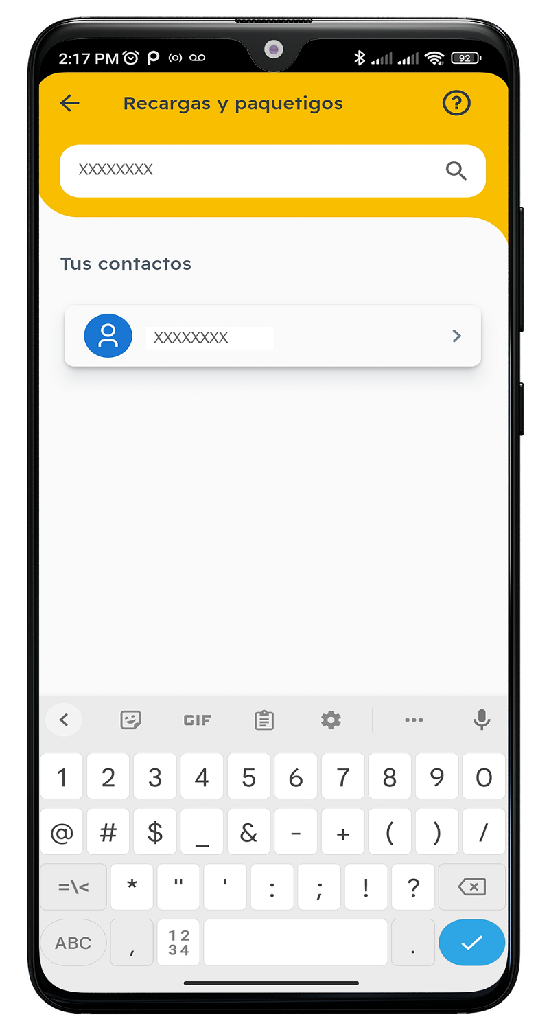 Recargas Tigo por Tigo Money 5
