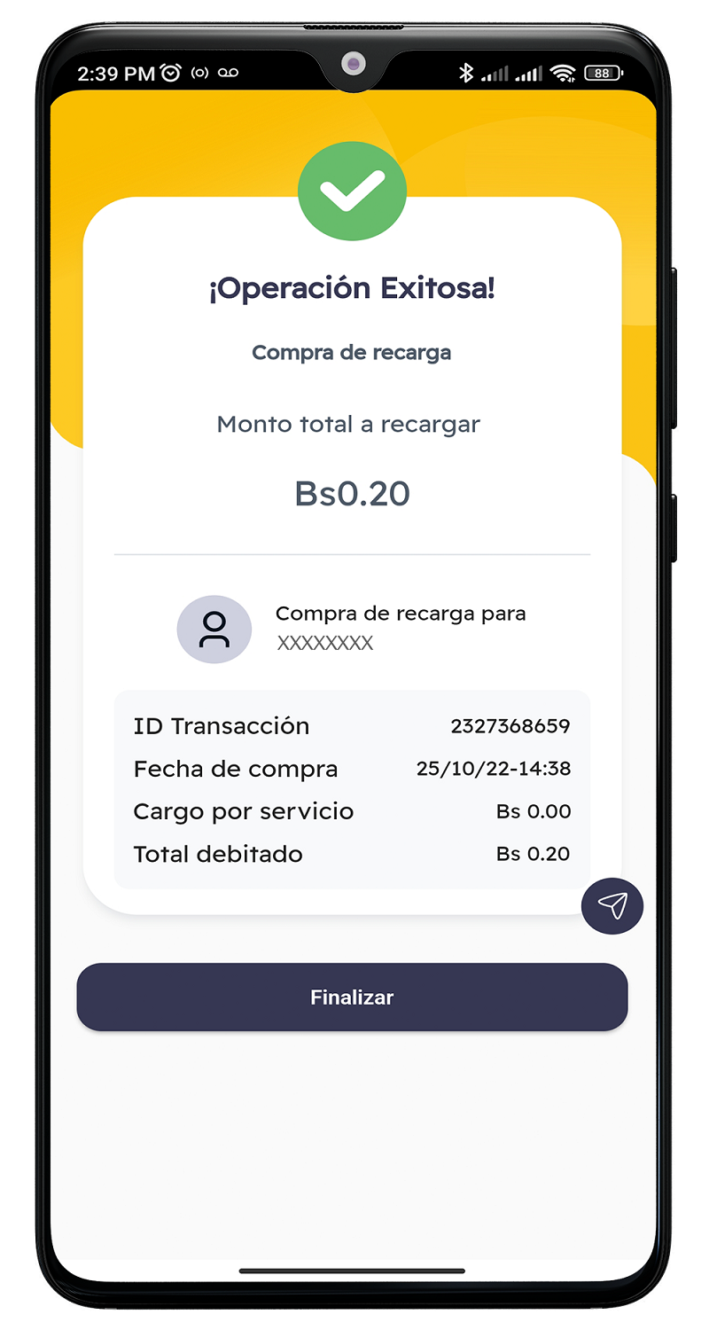 Recargas Tigo por Tigo Money 8