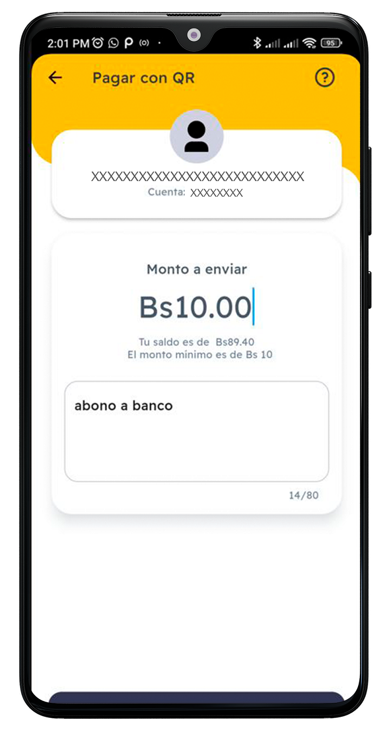 paga y cobra con código Qr 6
