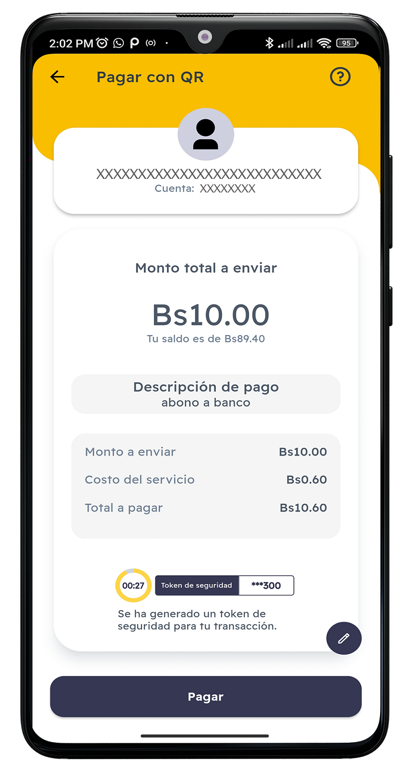paga y cobra con código Qr 7