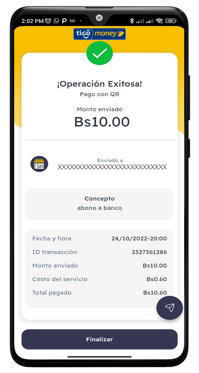 paga y cobra con código Qr 8