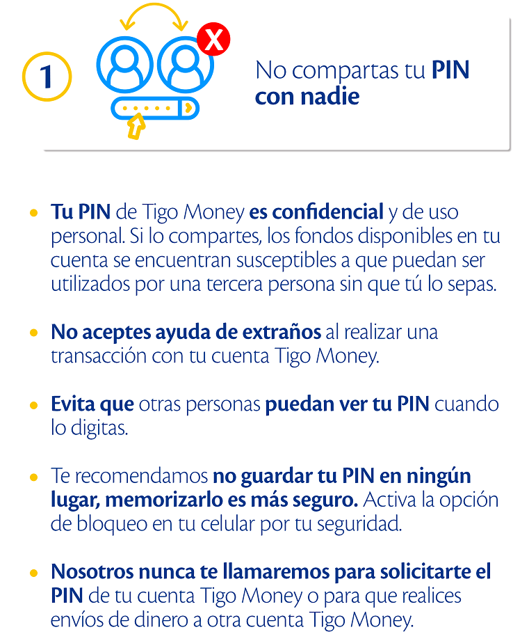 tips de seguridad tigo money