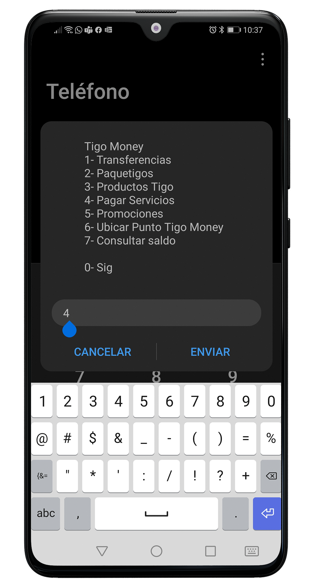Paga tus servicios con Tigo Money 9