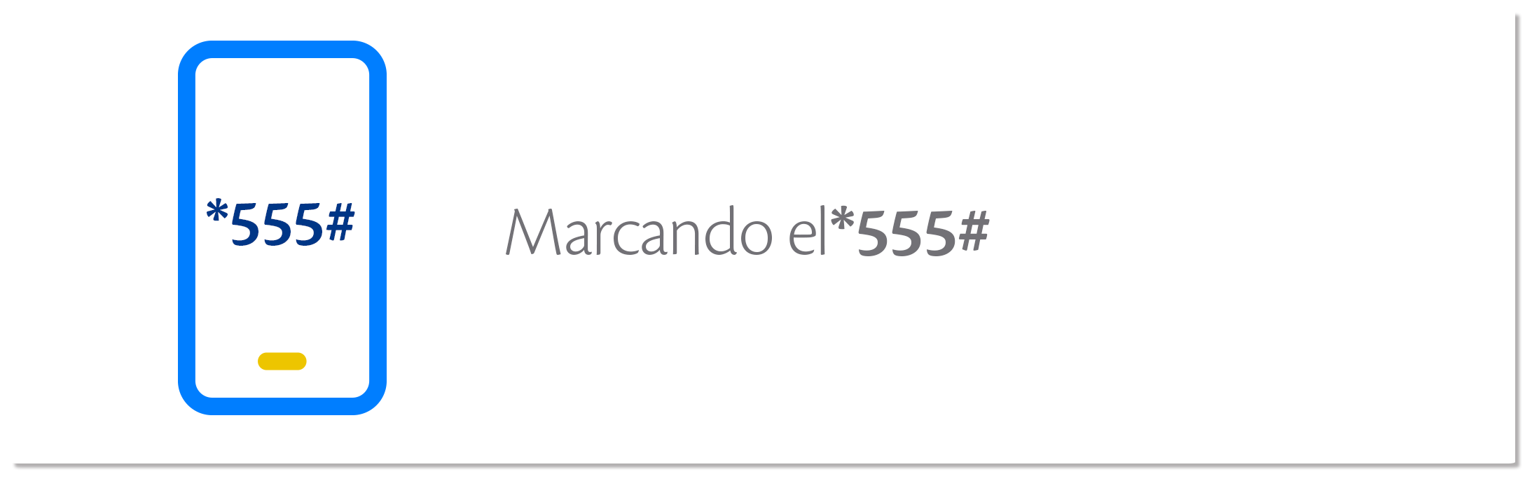 Paso USSD *555#